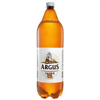 Argus Silver világos sör 4% pet, 2 L