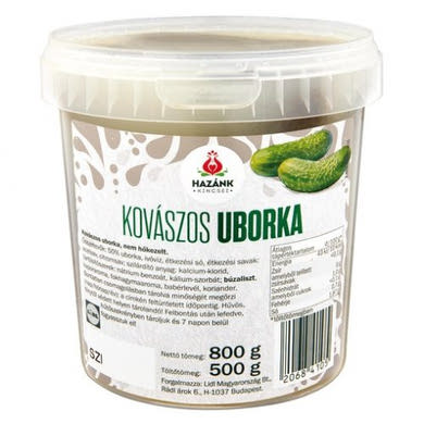 Hazánk Kincsei kovászos uborka
