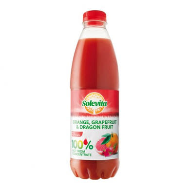 Solevita sárkánygyümölcs grapefruit narancs, 1 L