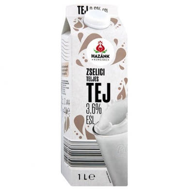 Hazánk Kincsei Zselici teljes tej ESL 3,6%, , 1 L
