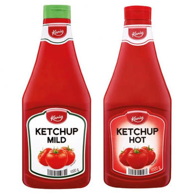 Kania ketchup hot, 1 kg