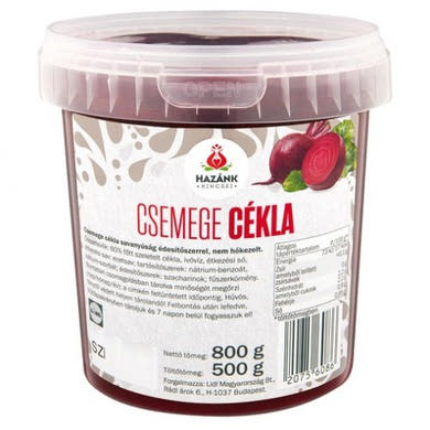 Hazánk Kincsei csemege cékla, 500 g