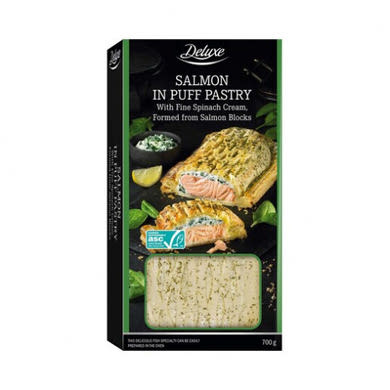 Deluxe Lazac leveles tésztában Spenótos, fagyasztott, 700 g