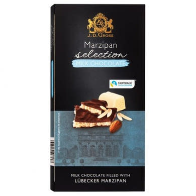 J.D. Gross Marcipános csokoládé tejcsokoládé, 140 g