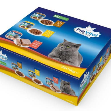 Prevital Macskaeledel Bárányhús-máj / szárnyas / halas, 3,3 kg