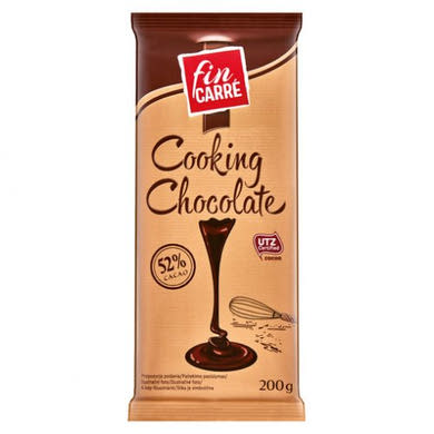 fin CARRÉ Tortabevonó étcsokoládé 52% kakaó, 200 g