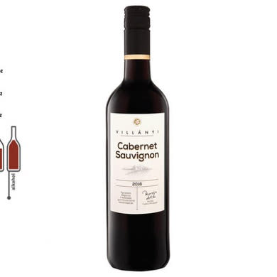 CSÁNYI VILLÁNYI Cabernet Sauvignon száraz vörösbor 14,5%
