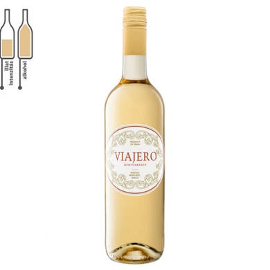 VIAJERO Mediterráneo édes fehérbor 15 %, 0,75 L