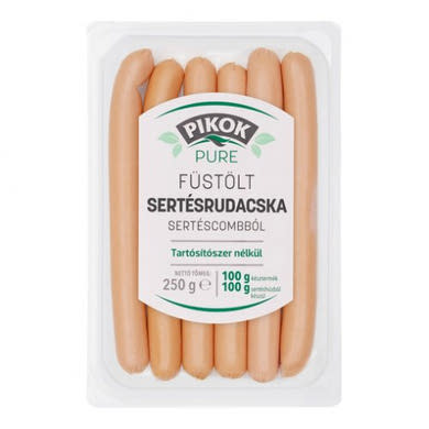 Pikok Pure sertésrudacska füstölt, 250 g