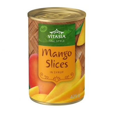 Freshona, Mangószeletek hámozott, szeletelt, 425 ml, 410 g / 230 g