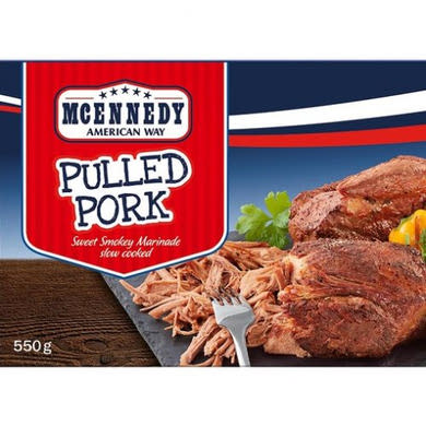 Mcennedy Pulled pork, 550 g