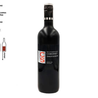 CABERNET SAUVIGNON BALATONBOGLÁRI közepesen testes,száraz vörösbor 11%, 0,75 L