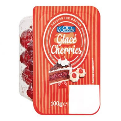 Belbake Kandírozott piros cseresznye, 100 g