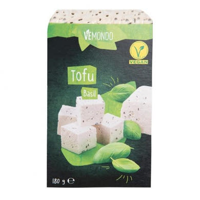 Vemondo Tofu bazsalikomos, 180 g