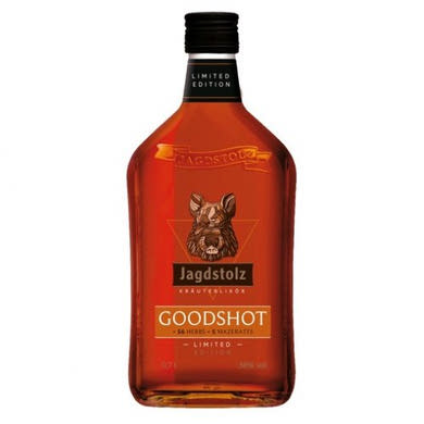 Jagdstolz Goodshot Keserűlikőr 56 gyógy-és fűszernövénnyel 38%, 0,7 L