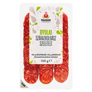 Hazánk kincsei szeletelt szárazkolbász gyulai