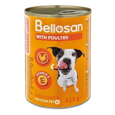 Bellosan Nedves kutyaeledel marha, 415 g