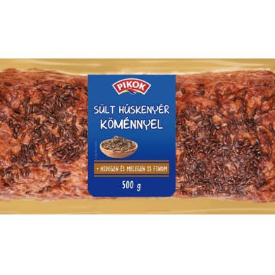 Pikok sült húskenyér köménnyel, 500 g