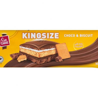 Fin Carré Kingsize tejcsokoládé csoki-keksz, 295 g