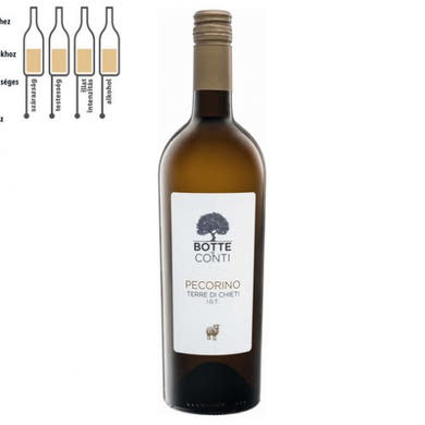 Botte dei conti Terre di Chieti Pecorino száraz fehérbor, 2022, 11,5 %, nem betétdíjas, 0,75 L