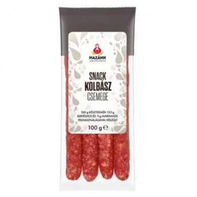 Hazánk kincsei snack kolbász csemege, 100 g
