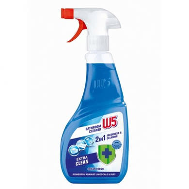 W5 Fürdőszobai tisztító szórófejjel, 750 ml
