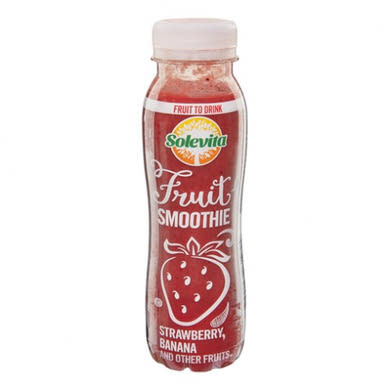 Solevita smoothie 100% gyümölcslé eper-banán, 250 ml