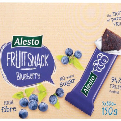 Alesto Gyümölcsszelet áfonya, 5x30 g, 150 g