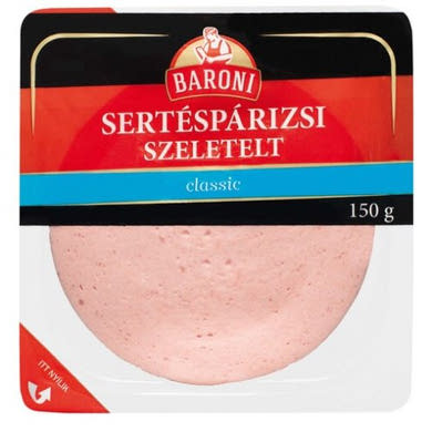 Baroni sertéspárizsi fokhagymás, 150 g