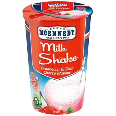 Mcennedy Milk shake amerikai tőzegáfonya - meggy, 230 ml