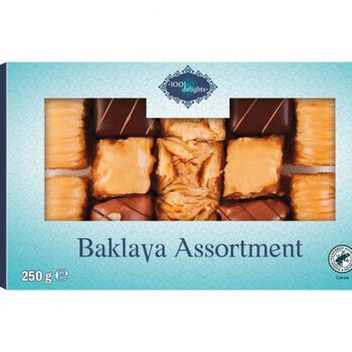 1001 delights Baklavaválogatás, 250 g