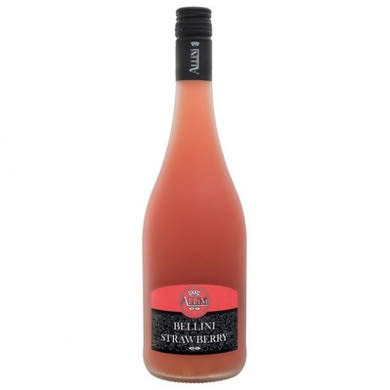 Allini Bellini Strawberry epres, szénsavas, ízesített boralapú koktél, alk. 5,9%, 0,75 L