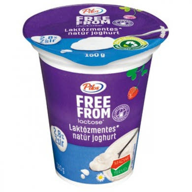 Pilos laktózmentes joghurt natúr 3,6% zsirtartalom, 150 g