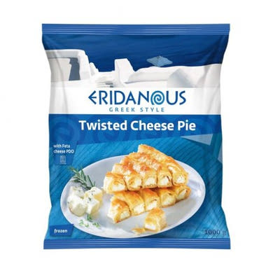 Eridanous Greek Style Csavart pite filotésztából Feta sajttal töltve, gyorsfagyasztott, 1 kg