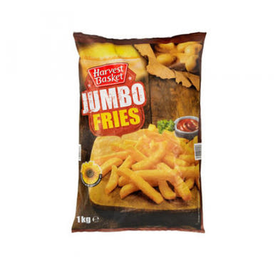 Harvest Basket Fagyasztott hasábburgonya fűszerezett Jumbo, 1 kg
