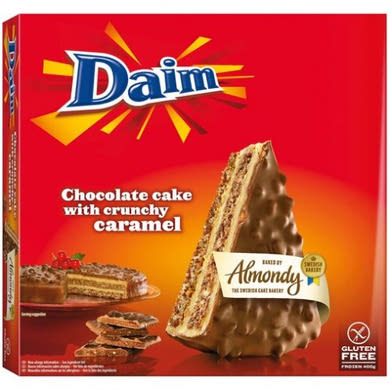 Daim csokoládés karamellatorta, fagyasztott, 400 g