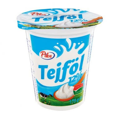 Pilos tejföl 12%, 175 g