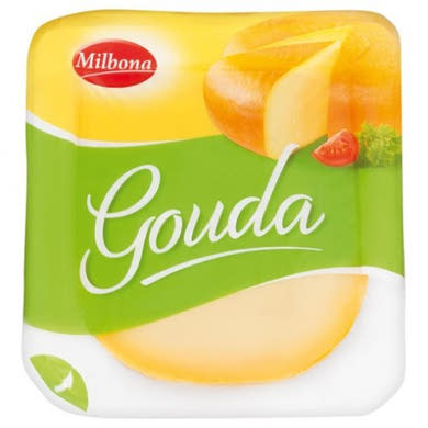 Milbona gouda sajt , darabolt, 450 g