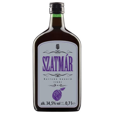 Szatmár szilvás keserűlikőr, 34,5%, 0,7 L