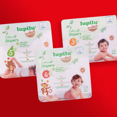 Lupilu Nature Nature Junior pelenka, 28 db