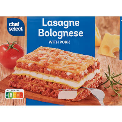 Chef Select Lasagne bolognese Sertéshússal