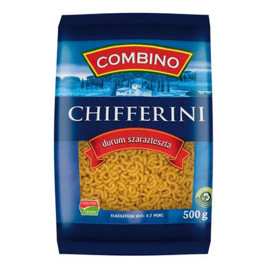 COMBINO Chifferini szarvacska durumbúzából, 500 g