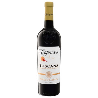 Duca di Sasseta Capirosso Toscana félszáraz olasz vörösbor 14%, 0,75 L