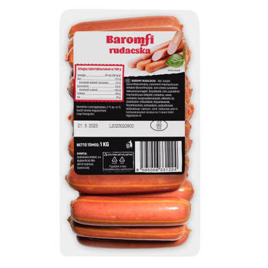 Baromfi rudacska főtt, füstölt, 1 kg