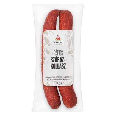 Hazánk kincsei Páros szárazkolbász