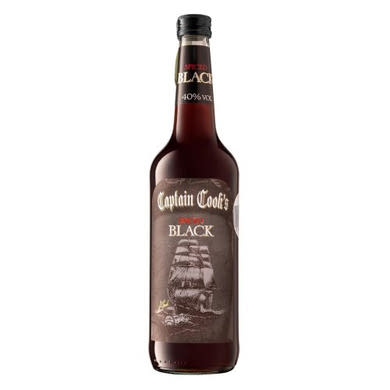 James Cook Black Spiced Rum 40%, 0,7 L