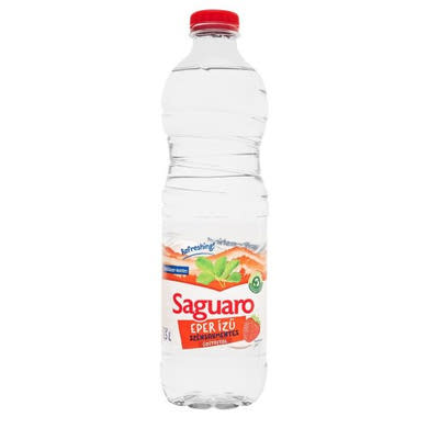 Saguaro eper ízű üdítőital szénsavmentes, 1,5 L