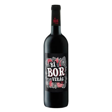 Bí Bor Virág félédes vörösbor 0,75 L