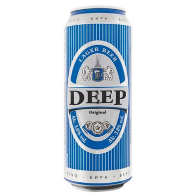 DEEP Világos sör 3%, 0,5 L