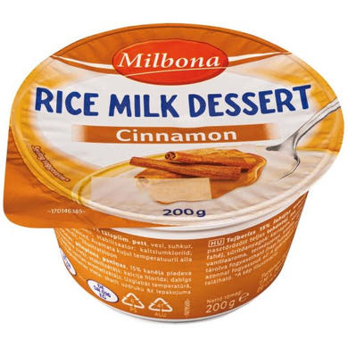 Milbona Tejberizs natúr, 200 g